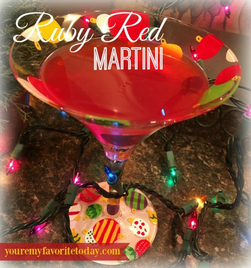 Ruby Red martini title